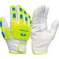 Pyramex Goat Leather Drive's Gloves, A7 Cut Impact Protect, Size X2 GL3004CWX2